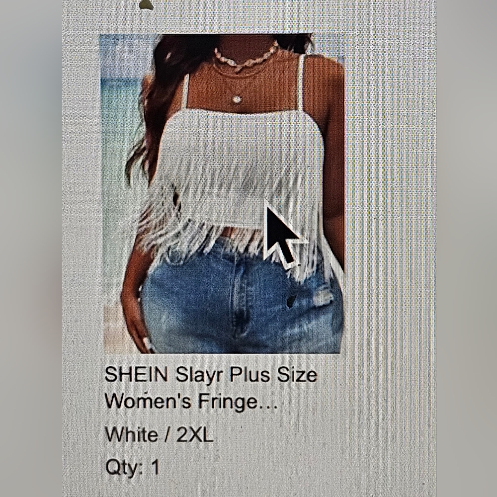 Shein Tassle shirt